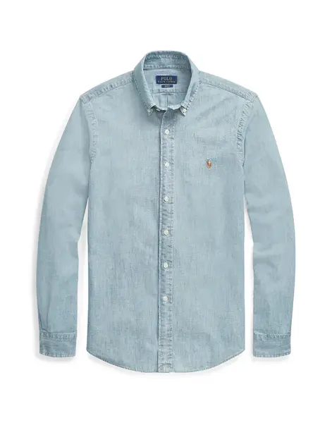 Polo Ralph Lauren Košeľa  modrá denim