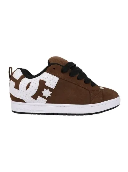 Dc shoes pánské boty Court Graffik SE Brown / White | Hnědá | Velikost 45 EU