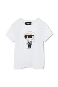 Karl Lagerfeld Dětské bavlněné tričko Karl Lagerfeld