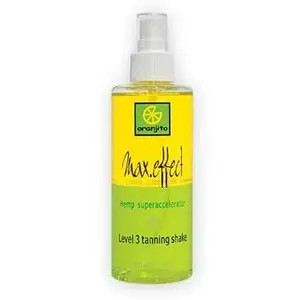 Oranjito Dvousložkový opalovací sprej do solária Level 3 (Hemp Superaccelerator) 200 ml