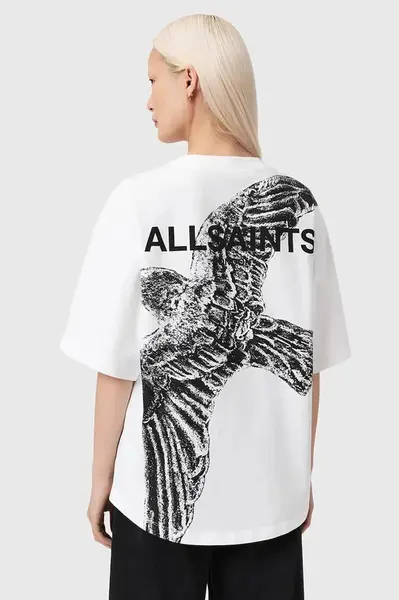 Bavlněné tričko AllSaints SWOOP
