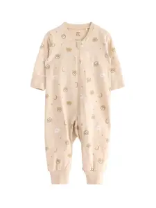 Lindex Pyžamo 'Bear'  béžová / tmavobéžová / biela