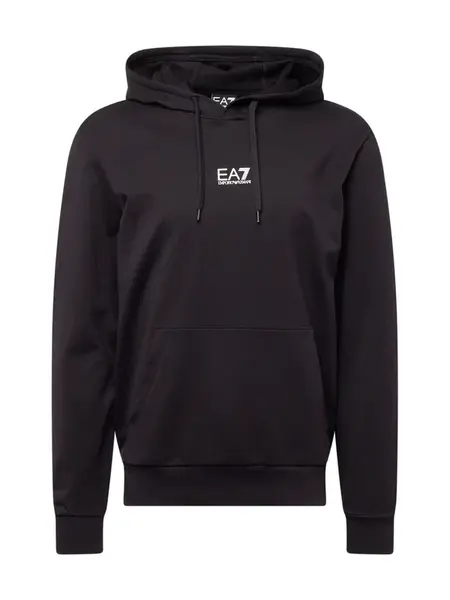 EA7 Emporio Armani Mikina  čierna / biela