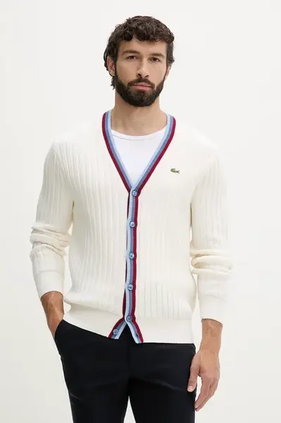 Lacoste kardigan pánský s vlnou