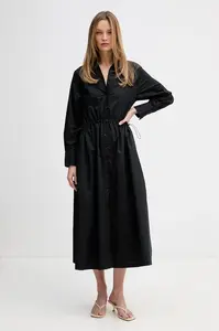 DKNY košilové šaty bavlněné
