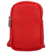 Dámské kožené crossbody pouzdro červené - Delami Valli
