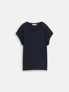 TOM TAILOR DENIM Tričko  námornícka modrá