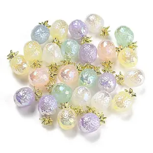 Iridescent Plating Acrylic Beads