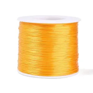 Flat Elastic Crystal Thread