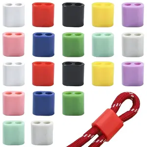 40Pcs 10 Colors ABS Plastic Slide Charms