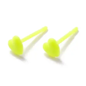 Eco-Friendly Plastic Stud Earrings