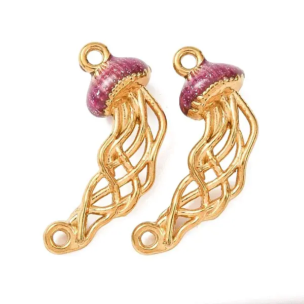 304 Stainless Steel Enamel Jellyfish Links