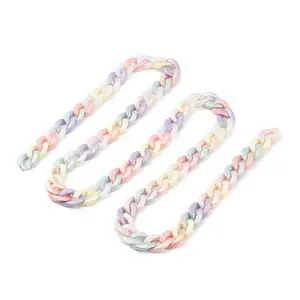 Spray Painted Acrylic Curb Chains