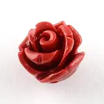 Dyed Flower Synthetical Coral Beads