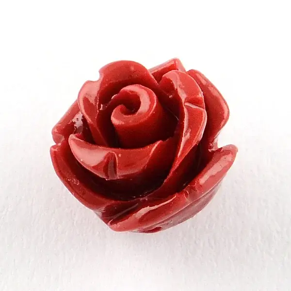 Dyed Flower Synthetical Coral Beads