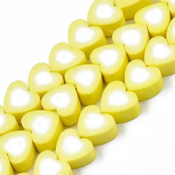 Handmade Polymer Clay Bead Strands