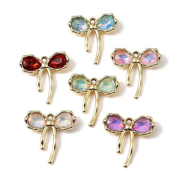 UV Plating Alloy Glass Pendants