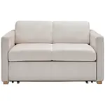 Carryhome ROZKLÁDACÍ POHOVKA, textil, krémová