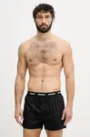 HUGO voľné boxerky pánske bavlnené WOVEN BOXER TRIPLET 3-pak