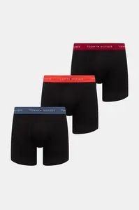 Tommy Hilfiger  boxerky pánske bavlnené s elastanom 3-pak