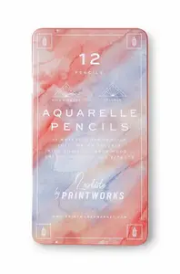 Printworks  Sada pastelek v pouzdře  Aquarelle (12-pack)