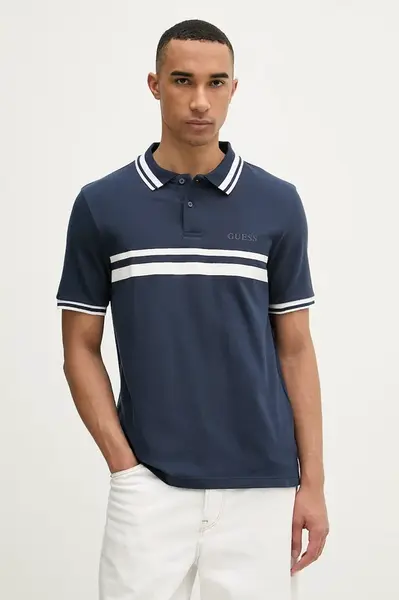 Guess polo pánské bavlněné SPIROS
