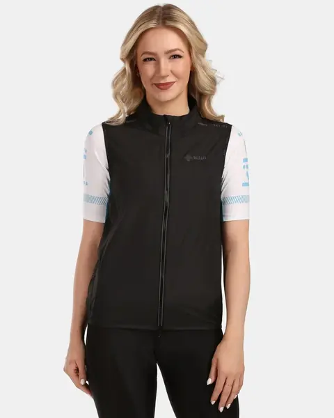 Unisex větruodolná vesta kilpi flow-u černá m