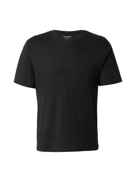 JACK & JONES Tričko 'JJCALM'  čierna / biela