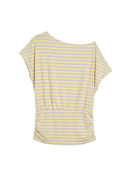 Pull&Bear Tričko  svetložltá / svetlofialová