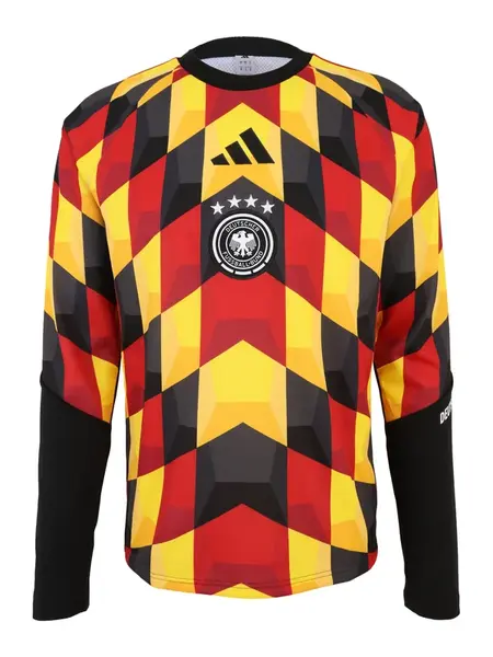 ADIDAS PERFORMANCE Funkčné tričko 'DFB PRE'  žltá / červená / čierna