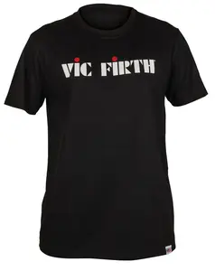 Vic Firth Black Logo Tee Large