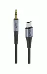 Adaptér iPEAX USB-C / 3,5 MM JACK 1,5 M, černá