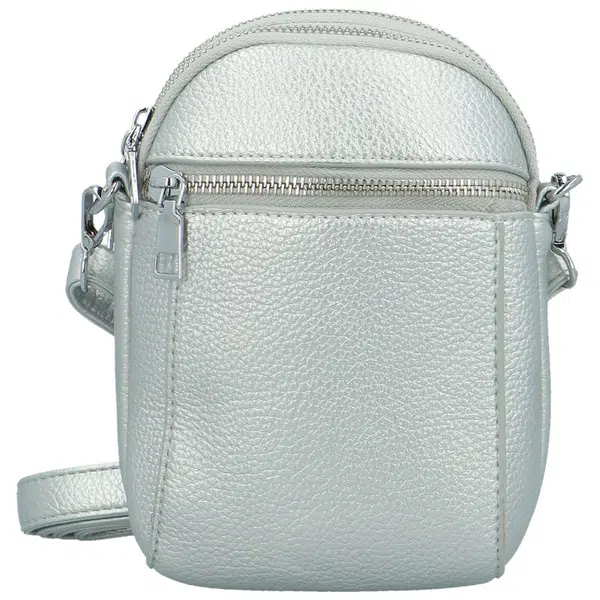 Dámská crossbody kabelka stříbrná - MaxFly Megaira