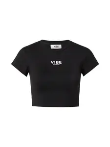 V!BE STUD!OS Tričko  čierna / biela