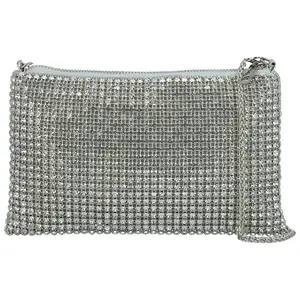 Dámské psaníčko stříbrné - Michelle Moon Pentti