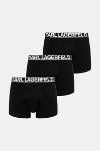 Karl Lagerfeld boxerky pánské bavlněné s elastanem 3-pack