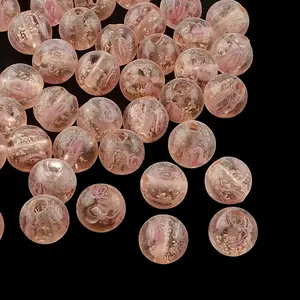 Handmade Luminous Inner Flower Lampwork Beads