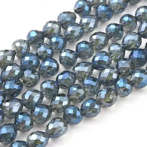 Electroplate Glass Beads Strands