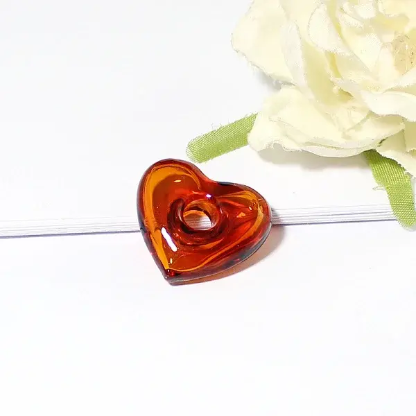 Handmade Lampwork Perfume Bottle Pendant