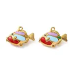 304 Stainless Steel Enamel Pendants