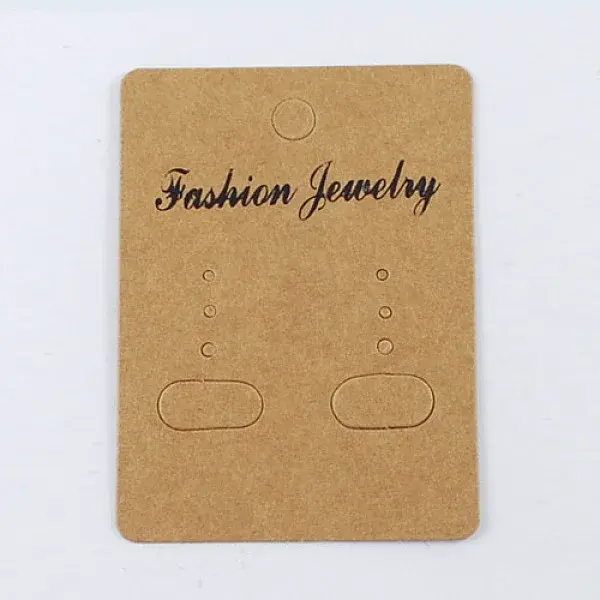 Paper Earring Display Card