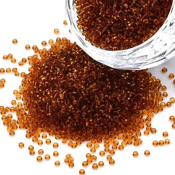 14/0 Transparent Czech Glass Seed Beads