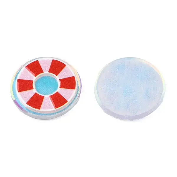 Transparent Printed Acrylic Cabochons