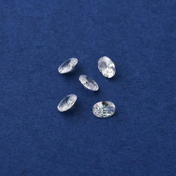 Oval-Shaped Cubic Zirconia Cabochons