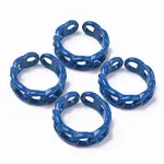 Spray Painted Alloy Cuff Rings