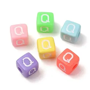 Opaque Acrylic European Beads