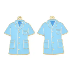 Medical Theme Alloy Enamel Pendants