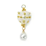 Glass Seed Beaded Teardrop Pendants