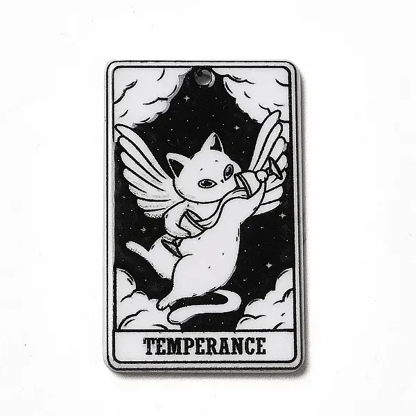 Tarot Theme Printed Acrylic Pendants