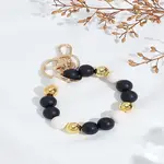 1Pc Zinc Alloy & Silicone Mobile Phone Straps